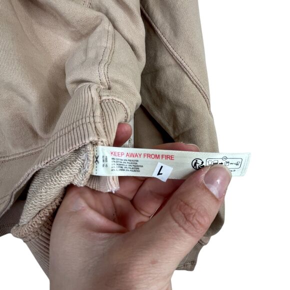 NWT FP Movement x Hatch Women's Intercept Sweatshirt Sz M Desert Sand Maternity - Picture 9 of 13